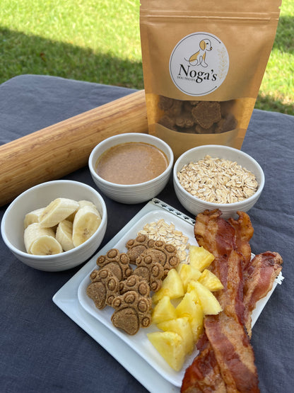 Pineapple Bacon Bites Homemade Organic Dog Treats