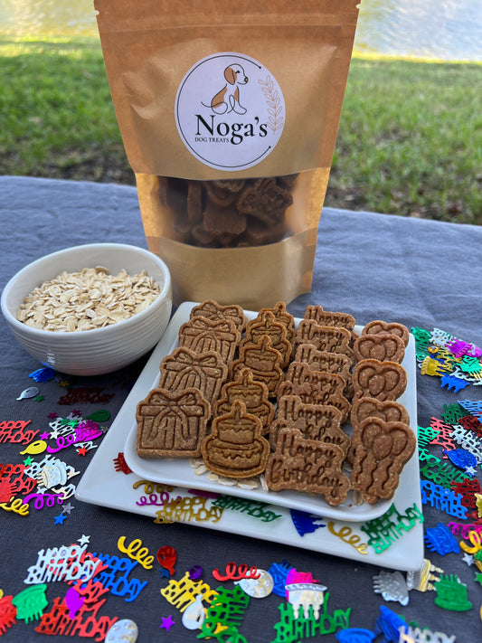 Happy Barkday- Birthday Themed Organic Homemade Dog Treats